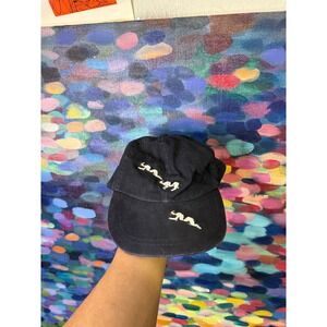 Big Dogs Navy Blue Run With The Big Dogs Graphic Adjustable Strapback Hat